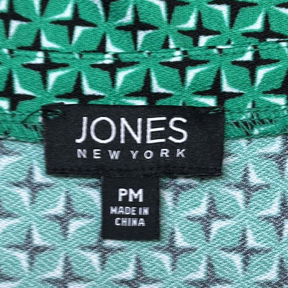 Jones New York 3/4 Sleeve Blouse. PM. NWT - Picture 7 of 10